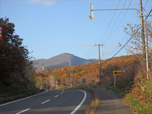 室蘭岳のふもとの紅葉