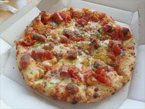 道の駅「くろまつない」のピザ 出来立てが美味！