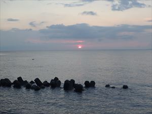 礼文島の日の出