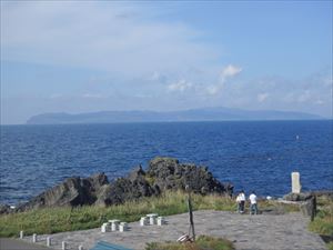 沓形岬から礼文島 こっちもきれいに見えているかな