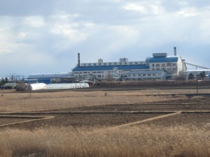 大きな製糖工場