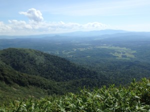 山頂からの景色 絶景だが日本海と利尻山は見えず