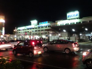 夜の新潟駅