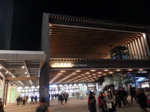 夜の姫路駅