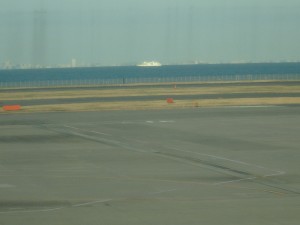 きれいな海が見えた 羽田空港