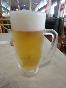 お待ちかねの生ビール