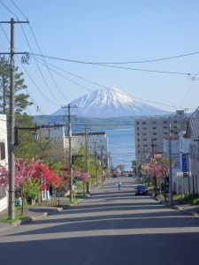 洞爺湖と、きれいな蝦夷富士