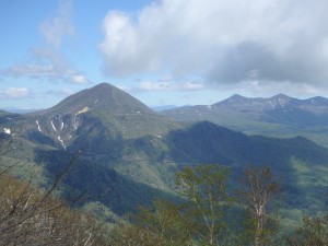 左にオロフレ山 また登りましょう