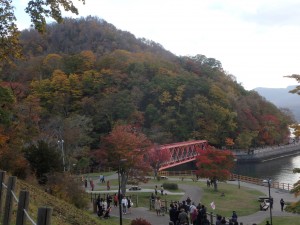 千歳川と鉄橋