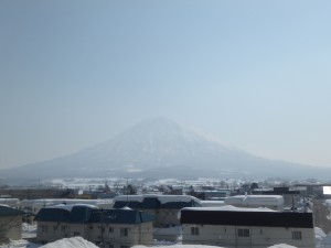 きれいな蝦夷富士