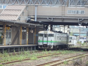 東室蘭駅にて