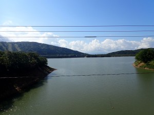 ダム最深部 いい天気だった