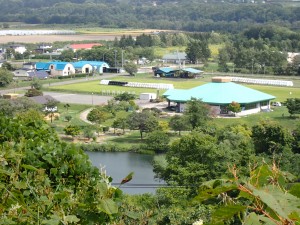 横綱北の湖記念館の手前