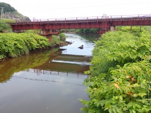 鉄橋と川