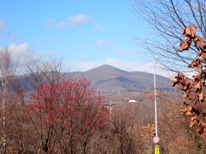 もうすぐ冠雪する