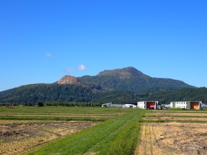 有珠山がきれい