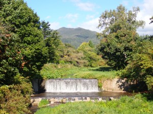 稀府岳と牛舎川