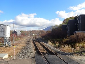 羊蹄山が少し