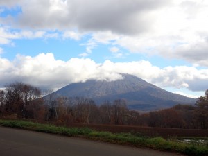 雲がかかる