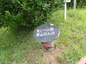 登山口です
