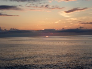 海面に映る