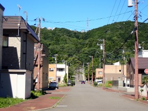 奥に神社