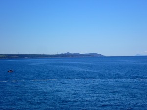 青い海