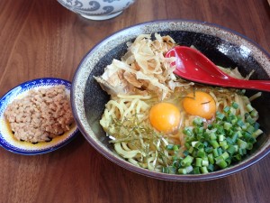 納豆のせて