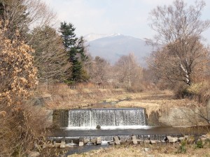 川と稀府岳